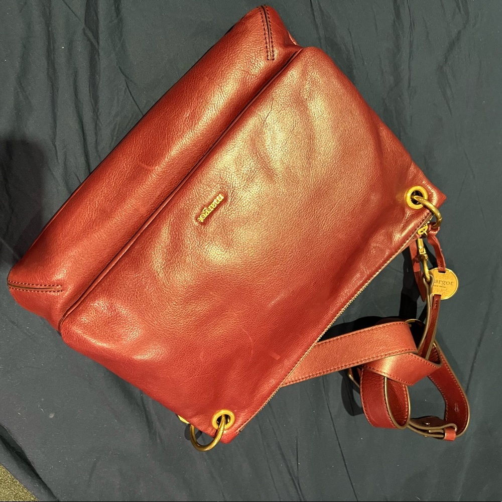 - Kiera Double Zip Leather Crossbody Bag